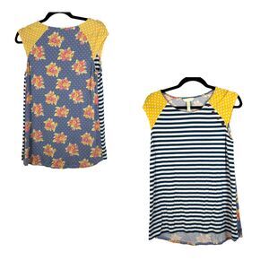 Matilda Jane Floral Mixed Print Blouse Women's Size Medium